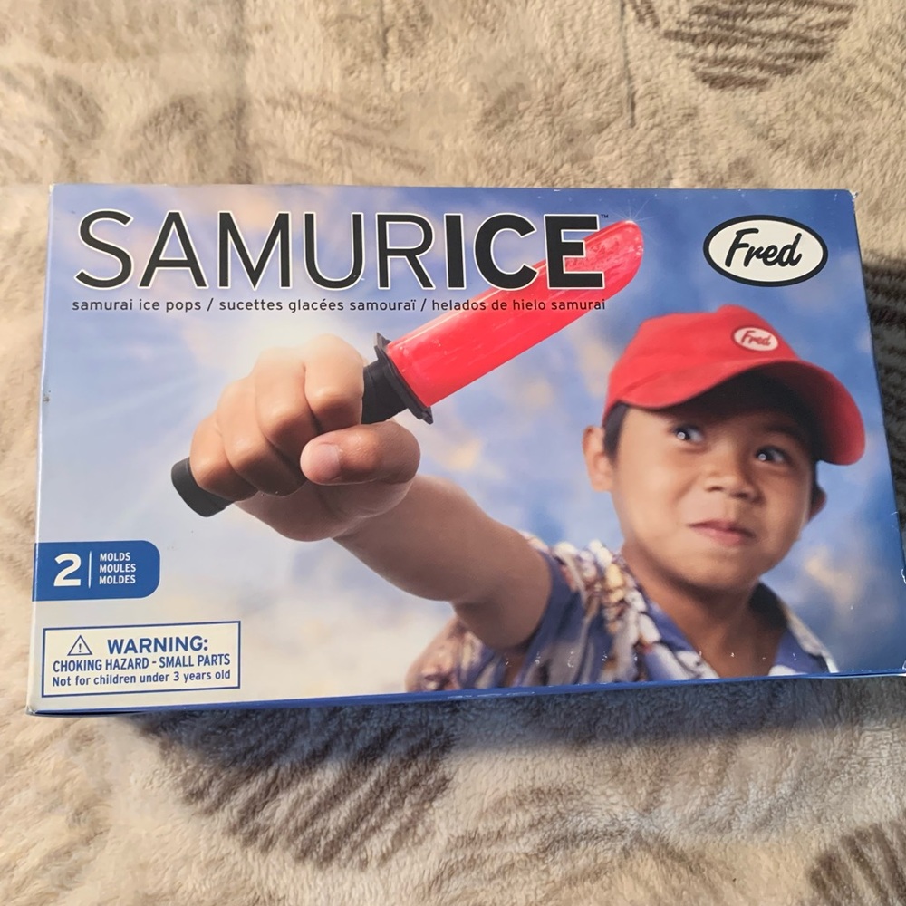 NEW in box samurai sword ice pop mold (2 in box)